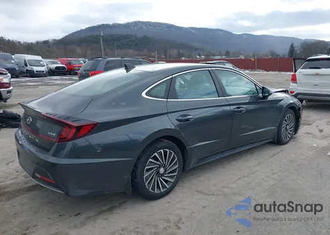 2022 Hyundai Sonata Hybrid Sel from USA, damaged, VIN KMHL34JJ8NA042884